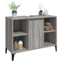 Mobile Lavabo Grigio Sonoma 80x33x60 cm in Legno Multistrato