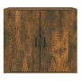 Credenza Rovere Fumo 80x33x70 cm in Legno Multistrato