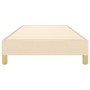 Giroletto a Molle Crema 90x190 cm in Tessuto