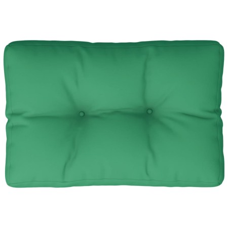 Cuscino per Pallet Verde 60x40x12 cm in Tessuto