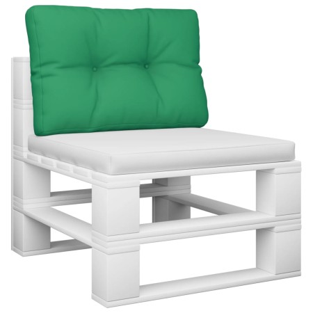 Cuscino per Pallet Verde 60x40x12 cm in Tessuto