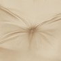 Cuscino per Pallet Beige 120x40x12 cm in Tessuto