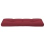 Cuscino per Pallet Rosso Vino 120x40x12 cm in Tessuto