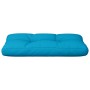 Cuscino per Pallet Blu Chiaro 80x40x12 cm in Tessuto