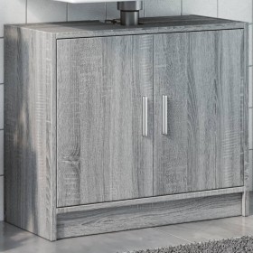 Mobile Lavabo Grigio Sonoma 63x29x55 cm in Legno Multistrato