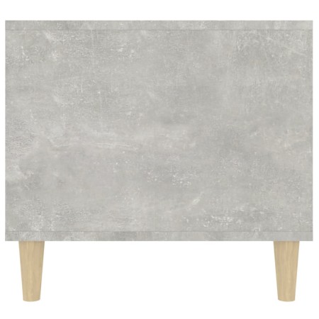 Tavolino Salotto Grigio Cemento 90x49x45 cm Legno Multistrato