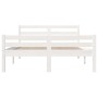 Giroletto Bianco in Legno Massello 160x200 cm