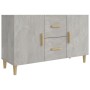 Credenza Grigio Cemento 100x36x60 cm in Legno Multistrato