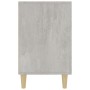 Credenza Grigio Cemento 100x36x60 cm in Legno Multistrato