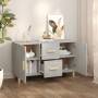 Credenza Grigio Cemento 100x36x60 cm in Legno Multistrato