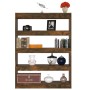 Libreria/Divisorio Rovere Fumo 100x30x135 cm