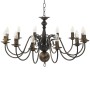 Candelabro Stile Anticato Nero 12 Lampadine E14