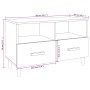 Mobile Porta TV Grigio Sonoma 80x36x50 cm in Legno Multistrato