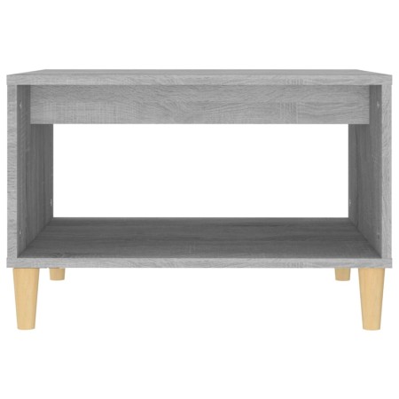 Tavolino da Salotto Grigio Sonoma 60x50x40 cm Legno Multistrato