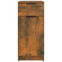 Armadietto Scrivania Rovere Fumo 33,5x50x75cm Legno Multistrato