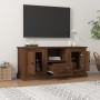 Mobile TV Rovere Marrone 100x35,5x45 cm in Legno Multistrato