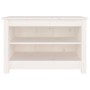 Scarpiera Bianca 70x38x45,5 cm in Legno Massello di Pino