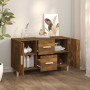 Credenza Rovere Fumo 100x36x60 cm in Legno Multistrato