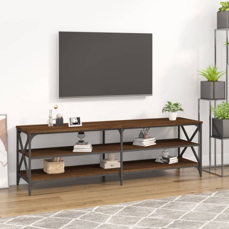 Mobile Porta TV Rovere Marrone 160x40x50 cm Legno Multistrato