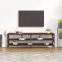 Mobile Porta TV Rovere Marrone 160x40x50 cm Legno Multistrato