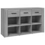 Credenza Grigio Sonoma 100x30x59,5 cm in Legno Multistrato