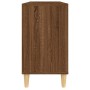 Mobile Lavabo Rovere Marrone 80x33x60 cm in Legno Multistrato