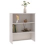 Piano Credenza HAMAR Bianco 85x35x100 cm Legno Massello di Pino