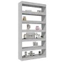 Libreria/Divisorio Grigio Sonoma 100x30x198cm Legno Multistrato