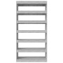Libreria/Divisorio Grigio Sonoma 100x30x198cm Legno Multistrato