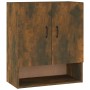 Armadietto a Muro Rovere Fumo 60x31x70 cm in Legno Multistrato