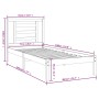 Giroletto Bianco in Legno Massello 75x190 cm Small Single