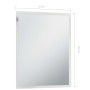 Specchio da Parete a LED per Bagno 50x60 cm