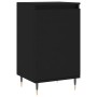 Credenza Nera 40x35x70 cm in Legno Multistrato