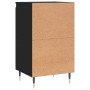 Credenza Nera 40x35x70 cm in Legno Multistrato