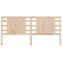 Testiera per Letto 126x4x100 cm in Legno Massello di Pino