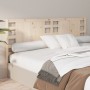 Testiera per Letto 126x4x100 cm in Legno Massello di Pino