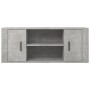 Mobile per TV Grigio Cemento 100x35x40 cm Legno Multistrato