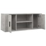 Mobile per TV Grigio Cemento 100x35x40 cm Legno Multistrato