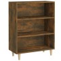 Credenza Rovere Fumo 69,5x32,5x90 cm in Legno Multistrato