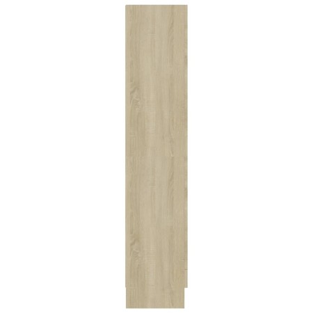 Armadietto Vetrina Rovere Sonoma 82,5x30,5x150 cm Multistrato