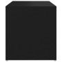 Tavolino Nero 59x36x38 cm in Legno Multistrato