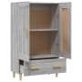 Credenza Grigio Sonoma 70x31x115 cm in Legno Multistrato