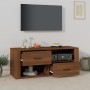 Mobile TV Rovere Marrone 100x35x40 cm in Legno Multistrato