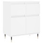 Credenza Bianca 60x35x70 cm in Legno Multistrato