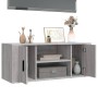 Mobile TV Grigio Sonoma 100x35x40 cm in Legno Multistrato