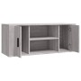 Mobile TV Grigio Sonoma 100x35x40 cm in Legno Multistrato