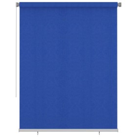 Tenda a Rullo per Esterni 180x230 cm Blu HDPE