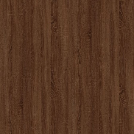 Comodino Rovere Marrone 50x46x50 cm in Legno Multistrato