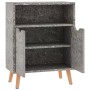 Credenza Grigio Cemento 60x30x72 cm in Legno Multistrato