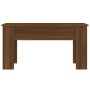 Tavolino Salotto Rovere Marrone 101x49x52 cm Legno Multistrato